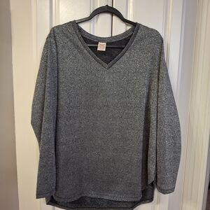 Faded Glory Metallic Knit Top